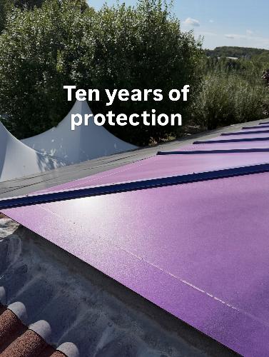 Alfreton Nursery School | 4Ever Blue Solar Control Roof Coating Sunshield Window Film installed 4Ever Blue solar control coating to roof glazing at Alfreton Nursery School, helping combat solar heat build-up and glare in just one day.