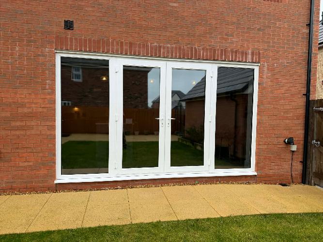 Great Bifold Doors But Overheating and Bleaching interior furnishings How to protect furnishing and gain privacy without loosing the view.