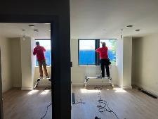 preparing to instal by in depth window cleaning for window film instalation