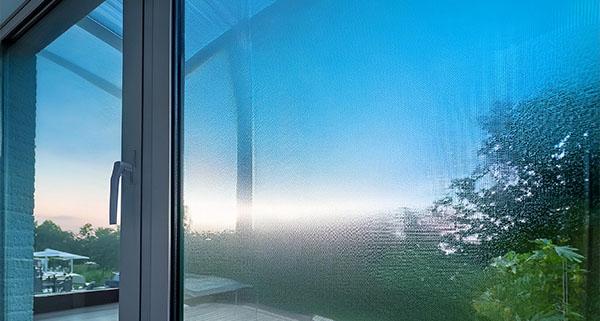 A residential window
