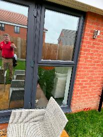 Top installed Privacy for overlooked Bifold doors.